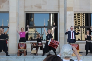 Taiko drumming